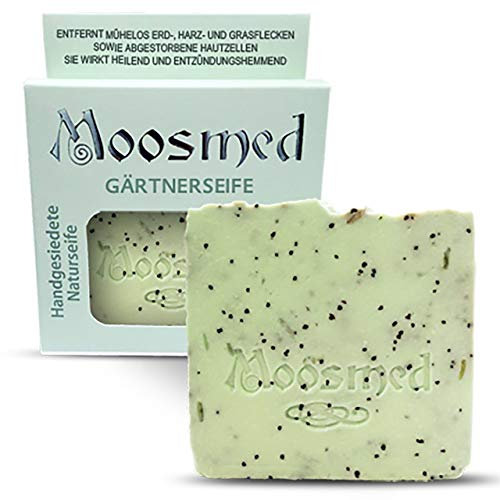 Moosmed Gärtnerseife Naturseife - vegane Bio-Seife handgefertigt in Deutschland