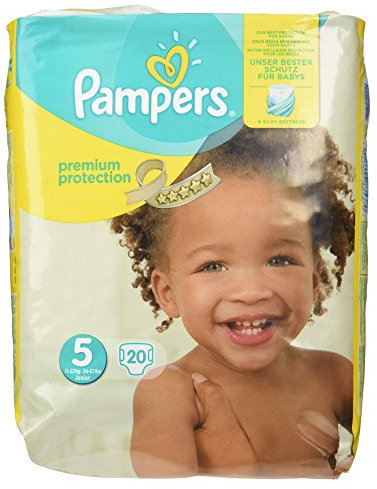 Pampers Premium Protection Größe 5, 20 Windeln, 670 gramm