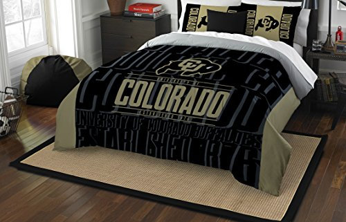 NORTHWEST The Company Offiziell lizenzierte NCAA Clemson Tigers Modern Take Full/Queen Steppdecke und 2 Kissenbezüge, Orange