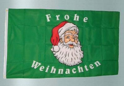 Flagge Fahne Weihnachtsmann Frohe Weihnachten 90x150cm