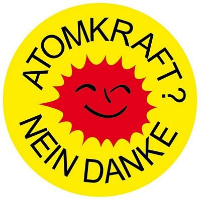 Aufkleber - Atomkraft Nein Danke