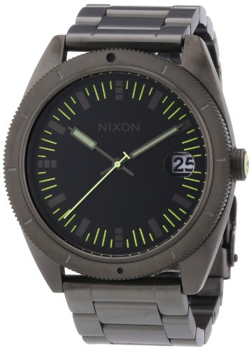 Nixon Herren-Armbanduhr XL The Rover SS Analog Quarz Edelstahl A359632-00