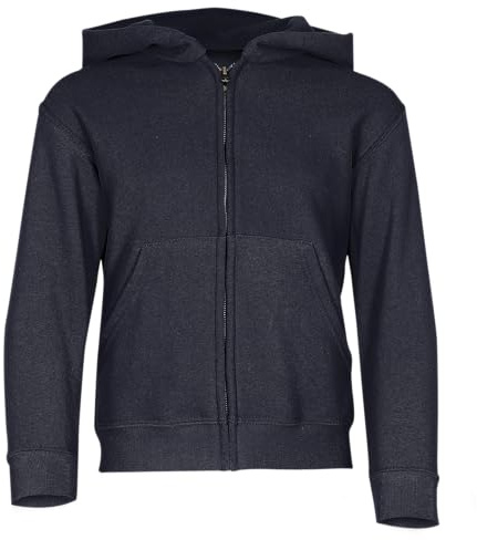 Fruit of the Loom Childrens/Kids Unisex Hooded Sweatshirt Jacket (14-15) (Deep Navy)