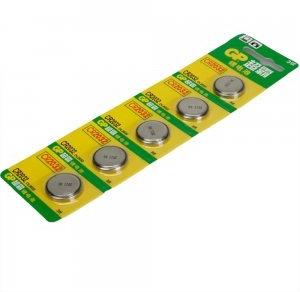 5pcs GP CR2032 3V Lithium Batteries Silver