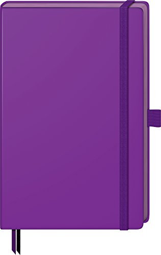 Brunnen Schulheft Notizbuch Kompagnon, 12.5 x 19.5 cm, liniert, 21, 96 Blatt, violett