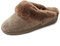 Reissner Lammfelle | Engel Hausschuhe Korfu | Pantoffel | Veloursleder | Innenfutter echtes Merino Lammfell | erhöhter Absatz | mit Fellkranz | 38 braun