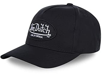 Tracker Kappe Herren 100% Baumwolle, Cap Herren, Hypoallergen, Bequem, Schwarz, Einheitsgröße