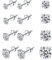NACTECH 4 Pairs Boucle D'oreille Zirconium Cubique Brillant Clous en Argent 925 Sterling Clou Piercing Tragus Hypoallergénique Visser pour Femmes Hommes - Zircone Transparent de 3mm 4mm 5mm 6mm