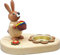 Rudolphs Schatzkiste Osterdekoration Teelichthalter Hase mit Blumen Natur BxHxT 10x7x7cm NEU Osterdeko Osterhasenfigur Ostern Korb Osterei Frühling Erzgebirge Seiffen Hase Blumen