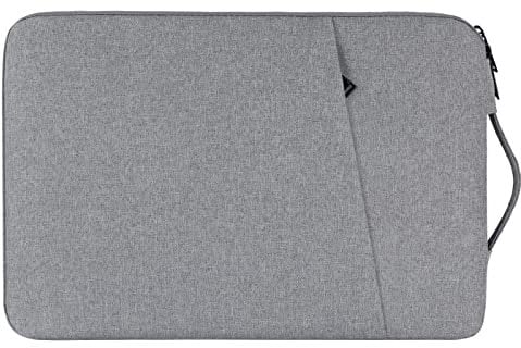 Chelory 14 Inch Laptop Sleeve for 13 Inch MacBook Air 14 inch MacBook Pro, 13 13.3 14 Inch Notebook Bag Computer Ultrabook Shockproof Protective Cover iPad Tablet Carrying Case with Handle, Gray