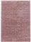 Teppium Moderner Hochflor Teppich Wohnzimmer 140 x 200 cm Rosa - Shaggy Flauschiger Teppich, Extra Weich, Pflegeleicht und Einfarbig - für Schlafzimmer, Küche und Esszimmer