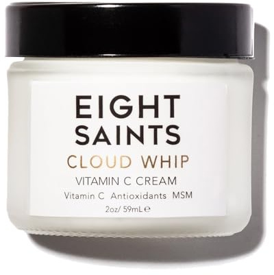 Eight Saints Skincare Cloud Whip Vitamin C Face Moisturizer, Day Cream For Women, Anti Aging Cream To Reduce Fine Lines and Wrinkles, with Vitamin B5, Cocoa Butter, and Jojoba Oil, 2 Ounces
