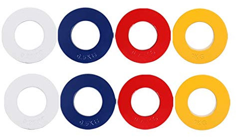 Micro Weight Set KG Set LB Set Fractional Weight Plates Olympic Barbell Plates for Olympic Barbell or Dumbbell weight plate (Color : KG set)