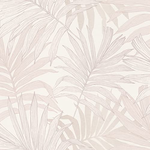 Rasch Tapeten Vliestapete (Kids) Beige 10,05 m x 0,53 m Bambino XIX 252668, Rosa