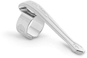 Kaweco LILIPUT Stift Clip Nostalgie Liliput M mit 9,5 mm Durchmesser Silber I Stifte Halterung mit dezentem Logo als schönes Accessoire für Füllhalter und Kappenkugelschreiber aus Bronze