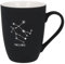 Spruchreif | Soft-Touch Tasse Schwarz Zwillinge – Beidseitig gravierte Tasse mit Sternzeichen-Motiv | Persönliches Geschenk für Zwillinge-Geborene