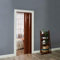 PVC Plastic Folding Door Internal Doors Sliding 7 Panels Divider Magnetic