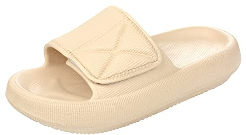 kihutor Cloud Slides For Women and Men, Pillow Slippers Bathroom Slides, Soft Comfy Thick Sole Sandals Quick Drying Pillow Slides