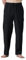 LAPASA Herren Schlafanzughose Karierte Pyjamahose, Long Relaxhose Loungehose Freizeithose M39 Wärmer, Baumwollflanell: Schwarz, M