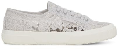 Superga 2750 Macrame Schnürschuhe, Unisex-Erwachsene, Grau Silber-FAVORIO, 37 EU, Grau Silber Favorio, 37 EU