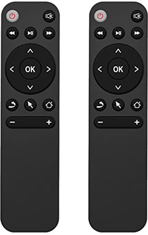 2 x Bluetooth 5.2 Air Mouse para Smart TV Box teléfono ordenador PC proyector etc BT5.2