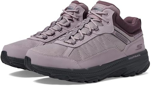 Skechers Go Run Trail Altitude 2.0 Cold Creek Waterproof, Stivali da Escursionismo Donna, Mauve Leather/Trim, 38.5 EU