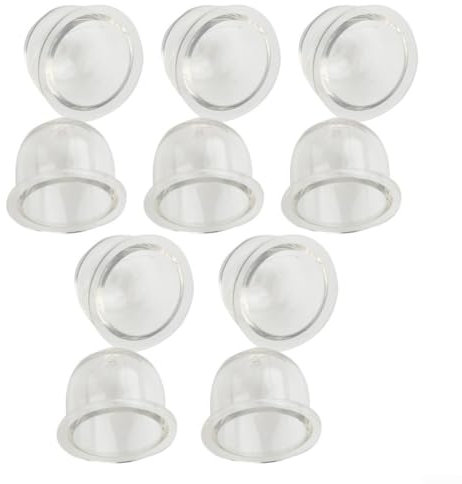 YUANGANG 10 bombillas de imprimación de carburador de bomba de combustible, para motosierras, soplador, recortadora, desbrozadora, cebador de gasolina (10 unidades de 19 mm)