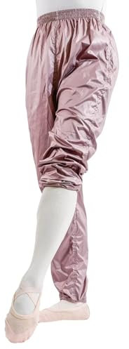 flexdans Damen Ballett Ripstop Hose, Leichte, Dünne Übungs-Aufwärmhose Ballett Wärme Hosen für Tanz Purple L