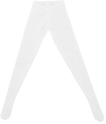 JISADER 1/6 weibliche Figur Legging weibliche Puppenkleidung Strumpfhose für 12 männliche Figuren Figuren verkleiden sich Accs, Weiß
