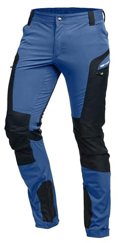PUMA Workwear Pro-One Wanderhose Herren - Robuste Outdoor Hosen für Herren - Mit verstärktem Nylon für Langlebigkeit - Trekkinghose mit 4-Wege-Stretch - Verstellbarer Knopfleiste - M - Sky Blue