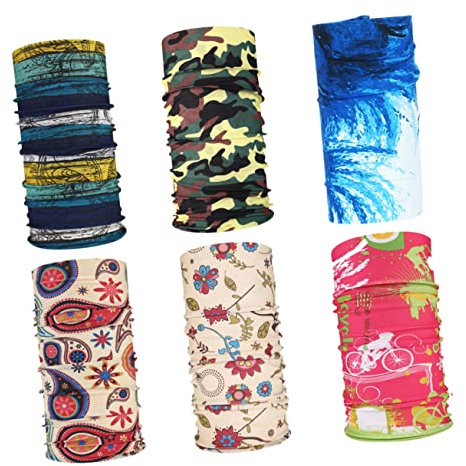 COLLBATH Outdoor-halstuch Sonnenschutz Kopftuch Halstuch Schals Fahrradhalstuch Weich Atmungsaktiv Faltenbar