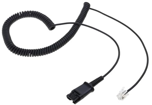 MCAOAL Call Center Headsets Cable For Headsets To Avaya J100 1600 Phones Quick Disconnects For Office Phones