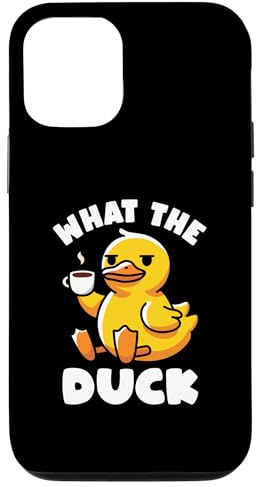 What The Duck Owner I Love Ducks Lover Funny Rubber Duck Case for iPhone 12/12 Pro