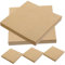 NUOBESTY 5 klebrige Aufkleber Buchkommentar-Kit Notizbücher für die Arbeit Notizblock klein notebooks the notebook Memo-Block nootbook Notizblock für Taschen Etikettenaufkleber Papier Brown