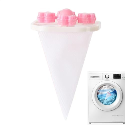 Lint Remover for Washing Machine, Portable Floating Filtering Mesh, Reusable Lint Hair Remover for Washing Machine, Laundry Lint Catcher, Multifunctional Laundry Cleaning Ball for Home