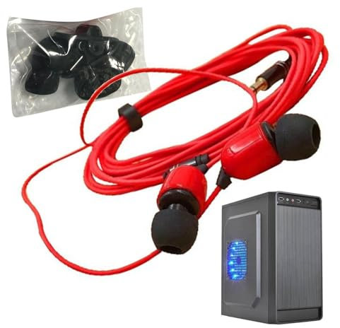 Auriculares de cable extralargos - Auriculares extralargos con cable | En los auriculares, cable largo, 3 metros en auriculares con micrófono, en cable para auriculares para dispositivos de salida de