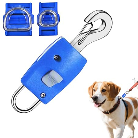 Sicherheitsclip für Hundeleinen, Hunde-Tag-Clip für den Kragen | Fluchtleine mit hoher Belastung | Tragbarer, wiederverwendbarer Expander für Camping Wandern