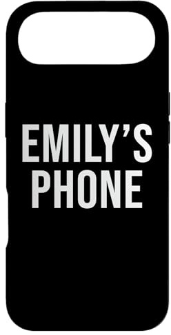 Emily's Phone Black White Name Emily Case for iPhone Air