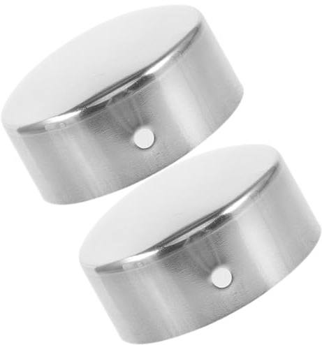 MALUGOGO 2 Stück 38 mm PVC-Handlauf-Endkappen Stopfenabdeckungen für Treppenholzgeländer Rohrschutz Zubehör