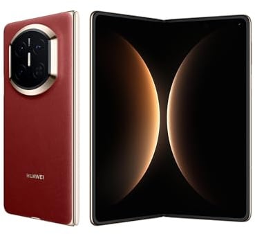 HUAWEI Mate X7, Smartphone Pieghevole, 16+512G, Display Pieghevole LTPO da 8 120 Hz, Fotocamera True-to-Colour, Vetro Kunlun, Batteria da 5300 mAh per Tutto il Giorno, Nebulosa Rosso