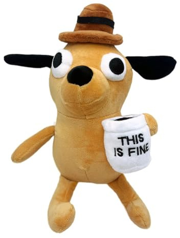 Générique Chien en Peluche – Tasse de Maintien en Peluche Ultra Douce de 8,27 Pouces | Chien Ultra Doux, Chiot de Dessin animé, décor de Coussin Confortable pour Les espaces Confortables