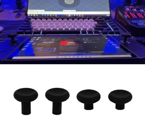 Ricambio Rocker Cover Joystick Cap Thumb Grip per Legion Go Game Handle Controller, Stampa 3D (nero)