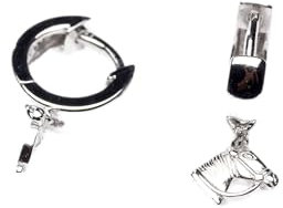 Loveyourdiamonds Creolen für Kinder aus echtem 925/- Silber mit Pferden