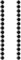 Tuscany Silver Damen Sterling Silber rhodiniert Schwarz Spinel 2.4mm x 33mm Drop Ohrringe 8.58.8579