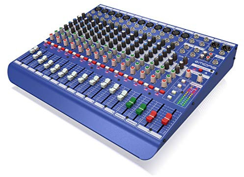 Midas DM16 Analoger Live- und Studio-Mixer mit 16 Eingängen und Midas-Mikrofonvorverstärkern