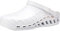 Scholl - Clog Evo, Zuecos Sanitarios Profesionales, Unisex - Adulto, Blanco, 43 EU