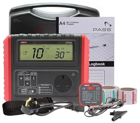 UNI-T UT528 Manual PAT Tester - Starter PAT Testing Kit & 12 Month Calibration! Great Alternative to Primetest 100