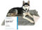 FLUFFINO Hundedecke Größe L, 104 x 68 cm | Flauschig, weich & waschbar, Hundematte mit Wildlederimitat für erhöhte Rutschfestigkeit | Hundekissen für große & kleine Hunde oder Katzen [grau]