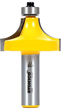 Yonico 13966 9/16-Inch Radius Round Over Edge Forming Router Bit 1/2-Inch Shank