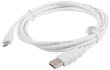 LANBERG CABLE CA-USBM-10CC-0018-W USB MACHO A MICRO USB MACHO,BLANCO,1.8 METROS